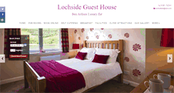 Desktop Screenshot of lochside-guesthouse.co.uk